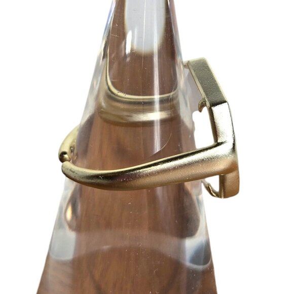 Kendra Scott Iridescent Drusy Ring Davis Gold Tone Sz 8 Adjustable Signed Boho - Picture 5 of 7